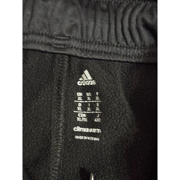 Adidas Black Baggy Wide Leg Sweatpants Track Pants Y2K Skater Comfy - Men’s XL - Picture 4 of 10